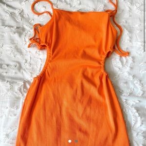 NWOT Zara side cutout dress